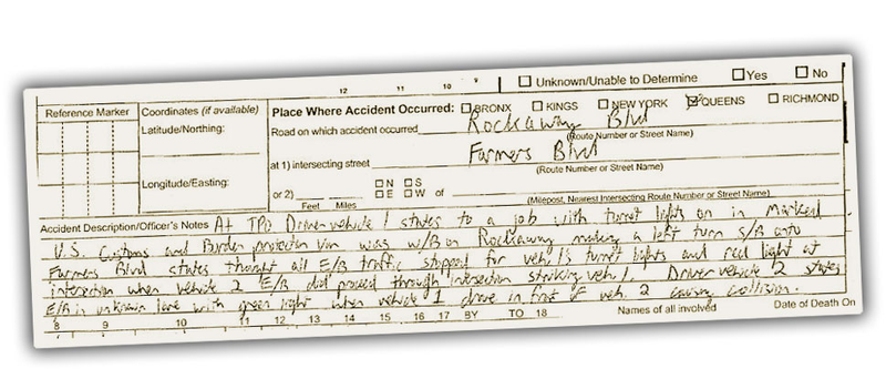 Illustration for article titled Border Patrol Accuse Man Of Running Red In Crash, Dashcam Says Not So